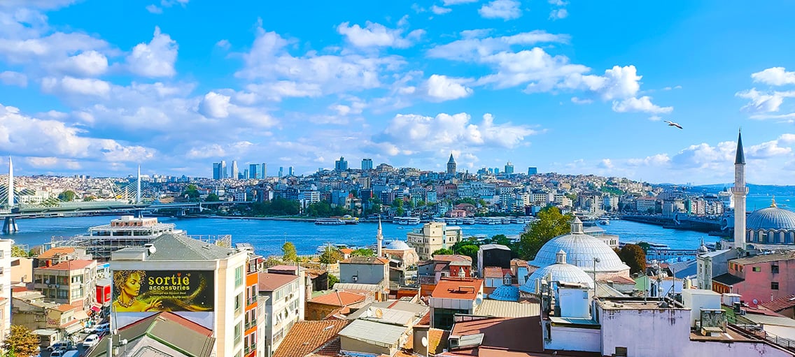 Bosphorus Strait europe view 1